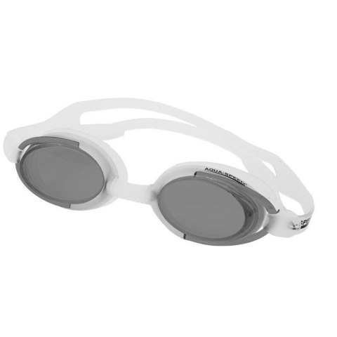 Okulary pływackie Aqua-Speed Malibu biało-czarne Okulary pływackie Aqua-Speed Malibu biało-czarne