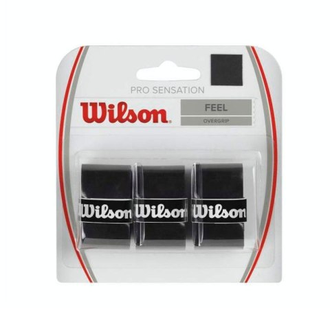 Owijki Wilson Pro Overgrip Sensation 3szt WRZ4010BK Owijki Wilson Pro Overgrip Sensation 3szt WRZ4010BK