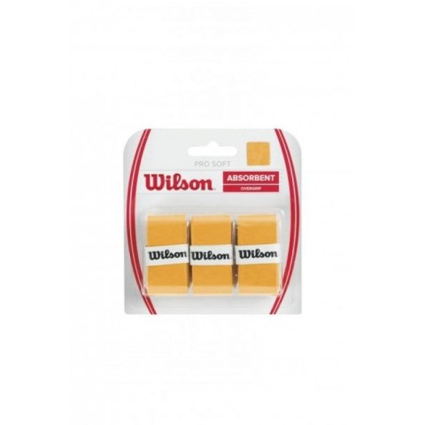Owijki Wilson Pro Soft Overgrip 3szt WRZ4040GO Owijki Wilson Pro Soft Overgrip 3szt WRZ4040GO