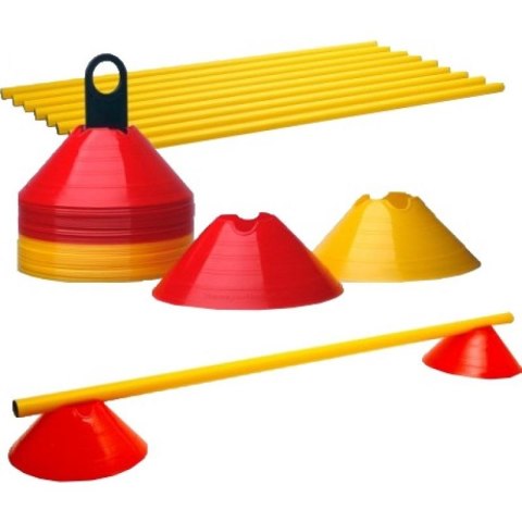 Zestaw wysepki z tyczkami Yakimasport 100073 Zestaw wysepki z tyczkami Yakimasport 100073