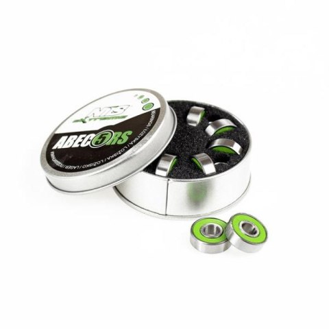 Łożyska Nils Extreme Zielony CARBON 8 szt. ABEC-5 RS 16-31-020