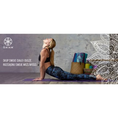 Mata do jogi Gaiam "SUNDIAL LAYERS" 6mm 62432