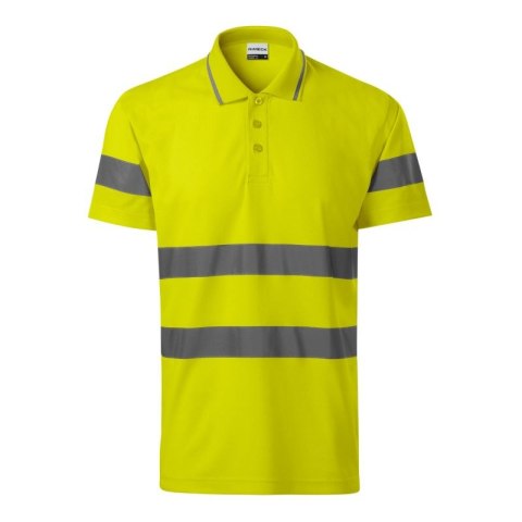 Koszulka polo Rimeck HV Runway M MLI-2V997 fluorescencyjny żółty Koszulka polo Rimeck HV Runway M MLI-2V997 fluorescencyjny żółty