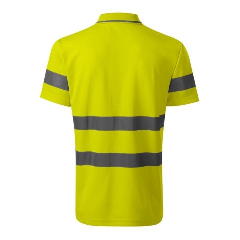 Koszulka polo Rimeck HV Runway M MLI-2V997 fluorescencyjny żółty Koszulka polo Rimeck HV Runway M MLI-2V997 fluorescencyjny żółty