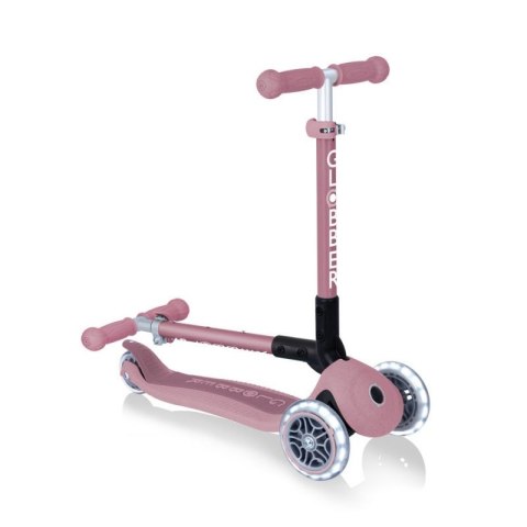 Hulajnoga 3-kołowa Globber Foldable Lights ECOlogic Berry 692-510