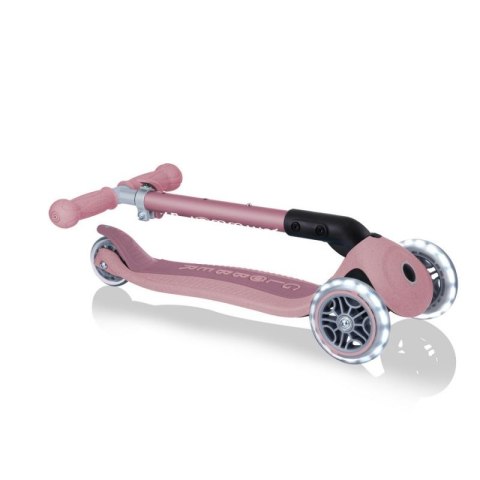 Hulajnoga 3-kołowa Globber Foldable Lights ECOlogic Berry 692-510