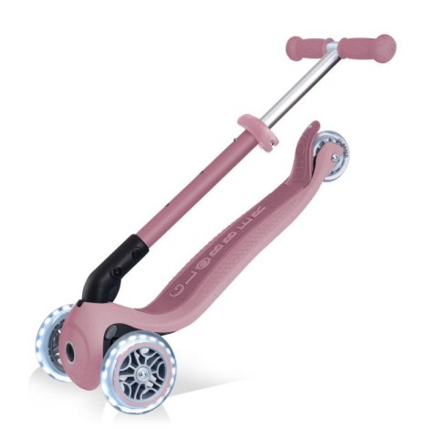 Hulajnoga 3-kołowa Globber Foldable Lights ECOlogic Berry 692-510