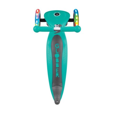 Hulajnoga 3-kołowa Globber Foldable Lights Emerald Green Jr 437-107