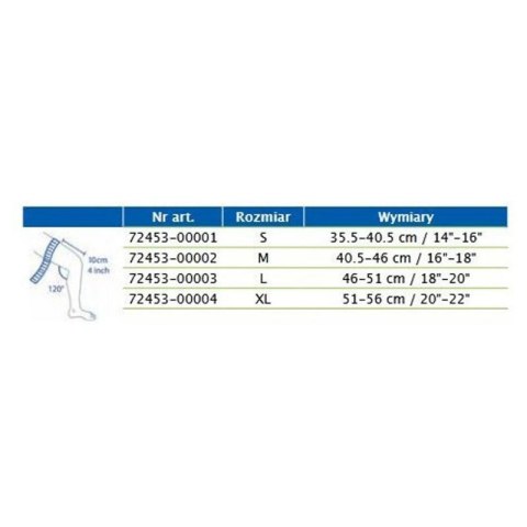 Orteza stawu kolanowego z regulowaną pelotą Actimove rozmiar S 72453-00001 Orteza stawu kolanowego z regulowaną pelotą Actimove rozmiar S 72453-00001