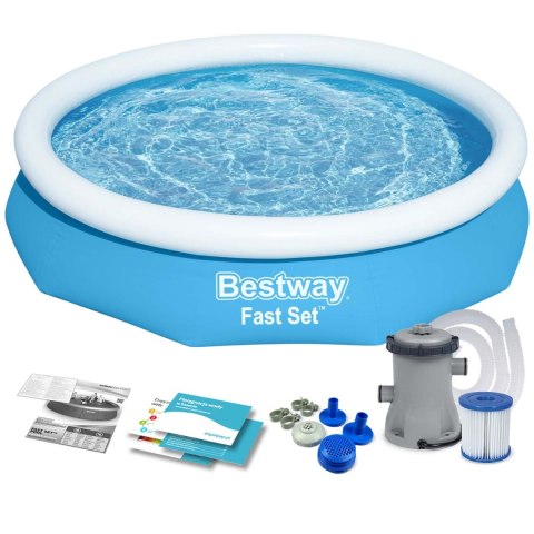 Basen ogrodowy rozporowy 244 x 61 cm 9w1 Bestway 57450 Basen ogrodowy rozporowy 244 x 61 cm 9w1 Bestway 57450
