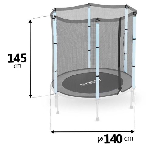 Siatka zewnetrzna do trampoliny 140cm 4,5ft Neo-sport Siatka zewnetrzna do trampoliny 140cm 4,5ft Neo-sport