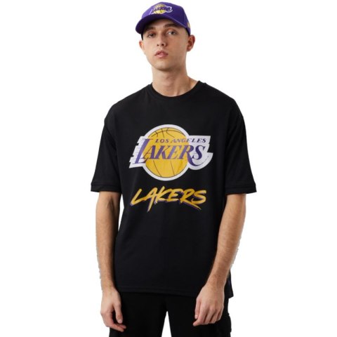 Koszulka New Era NBA Los Angeles Lakers Script Mesh Tee M 60284737 Koszulka New Era NBA Los Angeles Lakers Script Mesh Tee M 60284737
