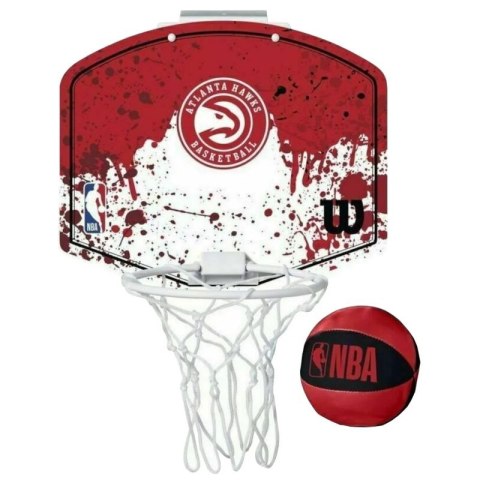 Tablica do koszykówki Mini Wilson NBA Team Atlanta Hawks Mini Hoop WTBA1302ATL Tablica do koszykówki Mini Wilson NBA Team Atlanta Hawks Mini Hoop WTBA1302ATL