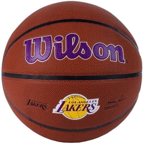 Piłka do koszykówki Wilson Team Alliance Los Angeles Lakers Ball WTB3100XBLAL Piłka do koszykówki Wilson Team Alliance Los Angeles Lakers Ball WTB3100XBLAL