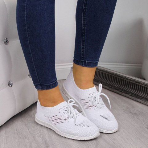 Buty sportowe slip on News W EVE211C białe