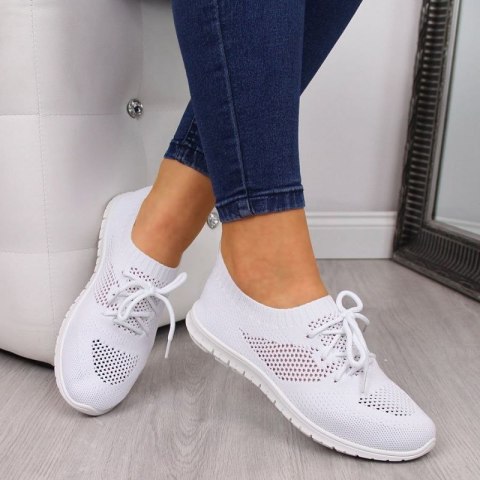 Buty sportowe slip on News W EVE211C białe