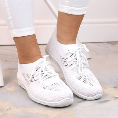Buty sportowe slip on News W EVE211C białe