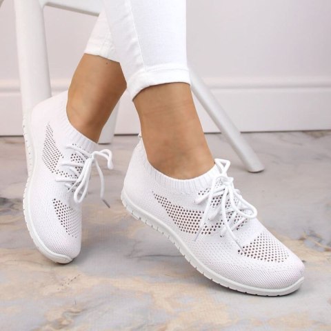 Buty sportowe slip on News W EVE211C białe