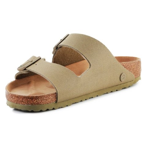 Klapki Birkenstock Rivet Logo Vegan Canvas Faded M 1023958