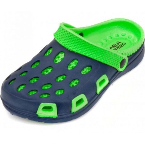 Klapki Aqua-speed Silvi JR kol 48 zielono granatowe Klapki Aqua-speed Silvi JR kol 48 zielono granatowe