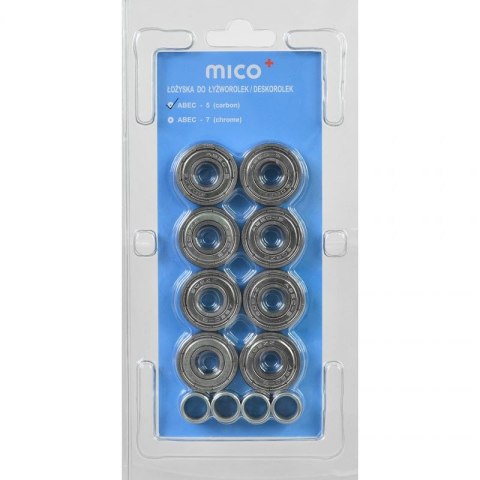 Łożyska MICO ABEC-5 karbonowe /8szt/ Łożyska MICO ABEC-5 karbonowe /8szt/