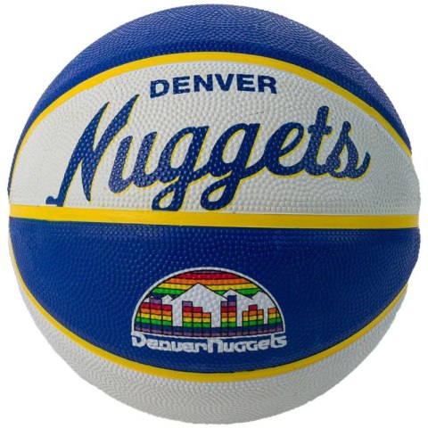 Piłka koszykowa Wilson Team Retro Denver Nuggets Mini Ball WTB3200XBDEN Piłka koszykowa Wilson Team Retro Denver Nuggets Mini Ball WTB3200XBDEN