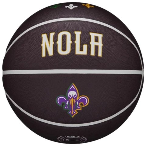 Piłka do koszykówki Wilson NBA Team City Collector New Orleans Pelicans Ball WZ4016419ID Piłka do koszykówki Wilson NBA Team City Collector New Orleans Pelicans Ball WZ4016419ID