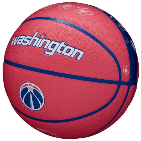 Piłka do koszykówki Wilson NBA Team City Collector Washington Wizards Ball WZ4016430ID Piłka do koszykówki Wilson NBA Team City Collector Washington Wizards Ball WZ4016430ID