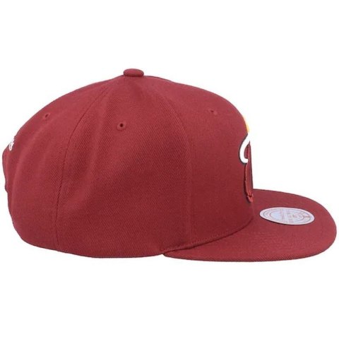 Czapka z daszkiem Mitchell & Ness NBA Miami Heat Top Spot Snapback Hwc Heat HHSS3256-MHEYYPPPMARO Czapka z daszkiem Mitchell & Ness NBA Miami Heat Top Spot Snapback Hwc Heat HHSS3256-MHEYYPPPMARO