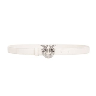 Pasek Pinko z kryształkami H2 W 100143A110 biały