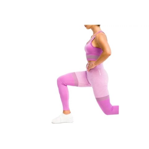 Legginsy GymHero Leggins Stripes W MAUVE Legginsy GymHero Leggins Stripes W MAUVE