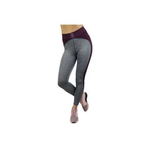 Legginsy GymHero Leggins W GREY-HEART Legginsy GymHero Leggins W GREY-HEART