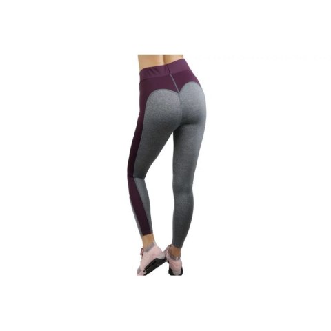 Legginsy GymHero Leggins W GREY-HEART Legginsy GymHero Leggins W GREY-HEART