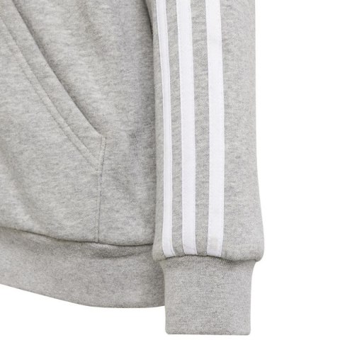 Bluza adidas 3 Stripes FL Full-Zip Hoodie Jr IS3241