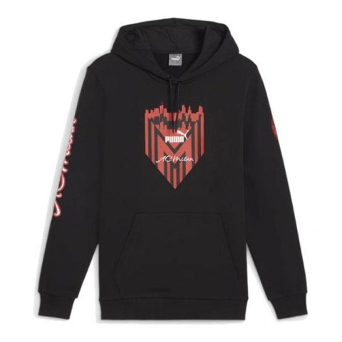 Bluza z kapturem Puma AC Milan Football Icons 774030-09 Bluza z kapturem Puma AC Milan Football Icons 774030-09