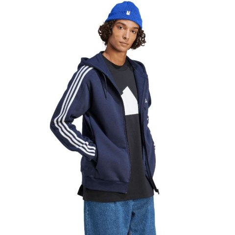 Bluza adidas Essentials Fleece 3-Stripes Full-Zip Jr IJ6478 Bluza adidas Essentials Fleece 3-Stripes Full-Zip Jr IJ6478