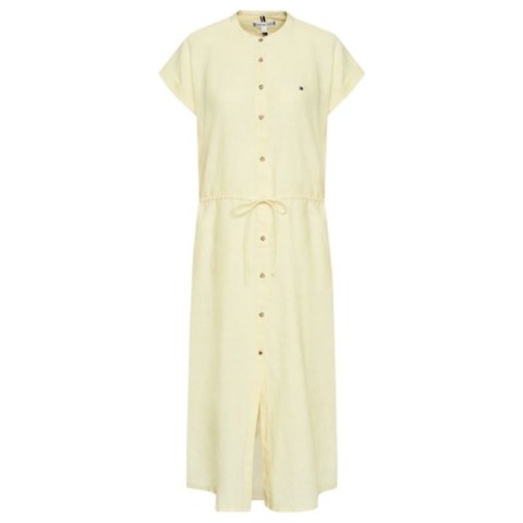 Sukienka Tommy Hilfiger Linen Midi W WW0WW34108