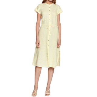 Sukienka Tommy Hilfiger Linen Midi W WW0WW34108