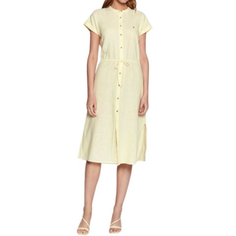 Sukienka Tommy Hilfiger Linen Midi W WW0WW34108
