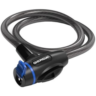 Zapięcie rowerowe Gerda pętla, korpus, okrągły Flex 650/10T OSFL006501006T2XP