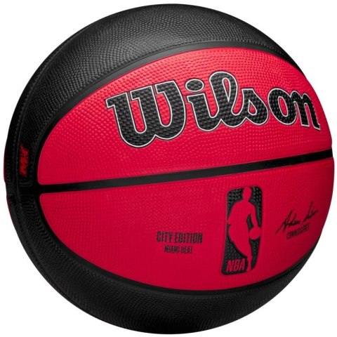 Piłka do koszykówki Wilson NBA Team City Edition Miami Heat WZ4024216XB Piłka do koszykówki Wilson NBA Team City Edition Miami Heat WZ4024216XB