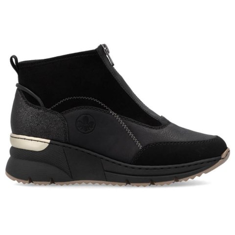 Botki na koturnie Rieker W N6361-00 RKR704