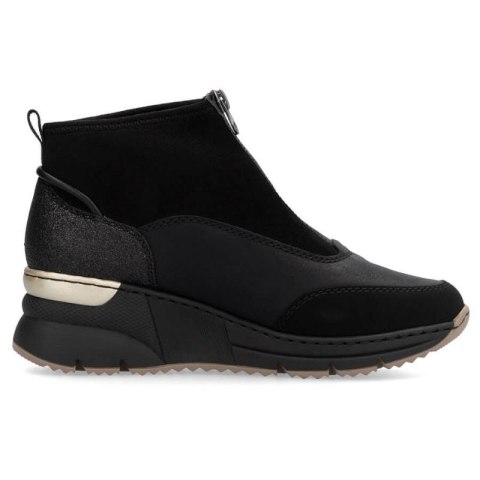 Botki na koturnie Rieker W N6361-00 RKR704
