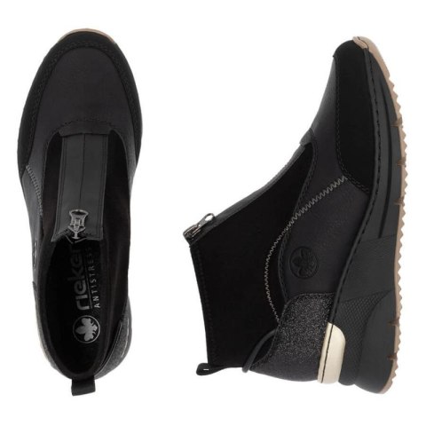 Botki na koturnie Rieker W N6361-00 RKR704