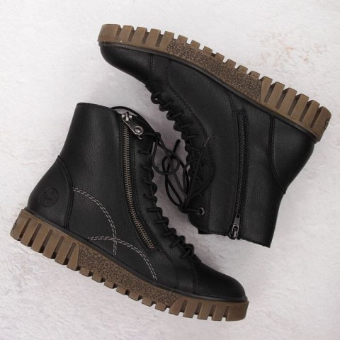 Botki Rieker skórzane W Y3410-00 RKR726