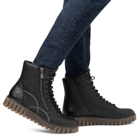 Botki Rieker skórzane W Y3410-00 RKR726