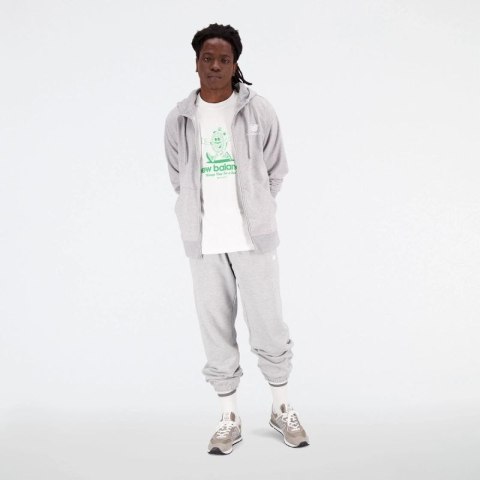 Bluza New Balance Essentials Stacked Logo Fren BK M MJ31536AG Bluza New Balance Essentials Stacked Logo Fren BK M MJ31536AG