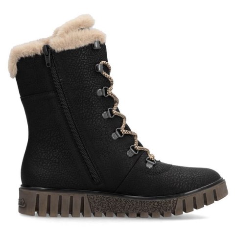 Botki z futerkiem Rieker W Y3424-00 RKR745