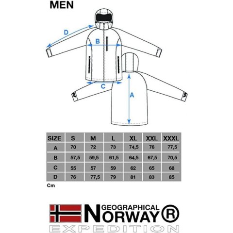 Kurtka Geographical Norway Techno Softshell M WU6068-GN-BLACK