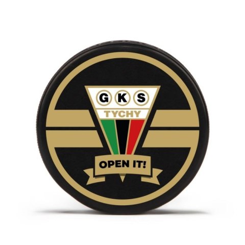 Otwieracz Krążek hokejowy GKS Tychy SREBKRBTLOPEN Otwieracz Krążek hokejowy GKS Tychy SREBKRBTLOPEN